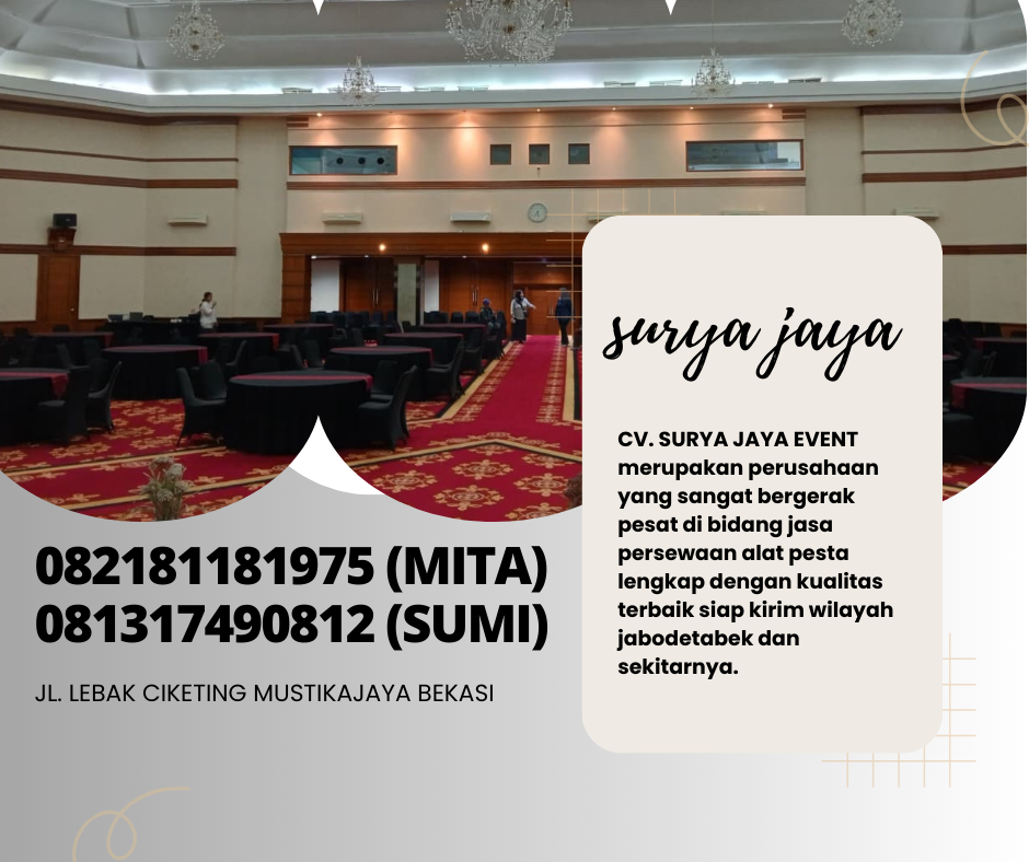 Rental Round Table Event Ballroom Econvantion Ancol Jakut