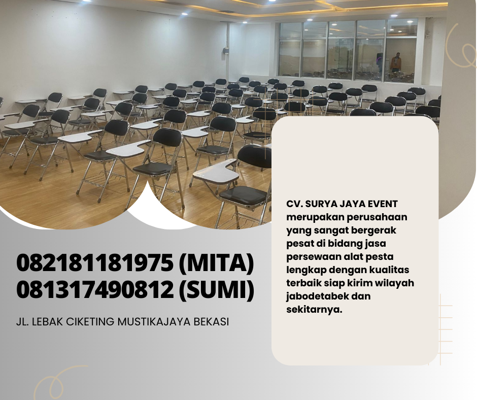 Vendor Sewa Kursi Test Kuliah Stok Banyak Jakarta