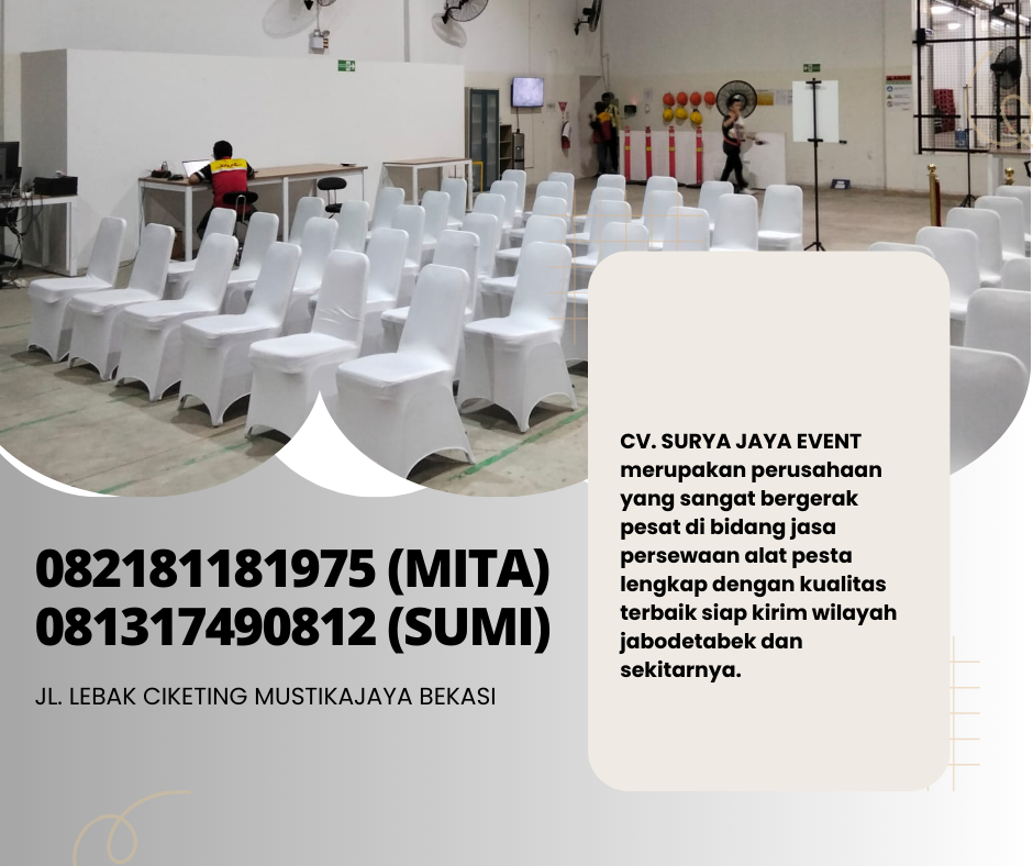MENYEWAKAN KURSI SUSUN COVER AREA BOGOR 