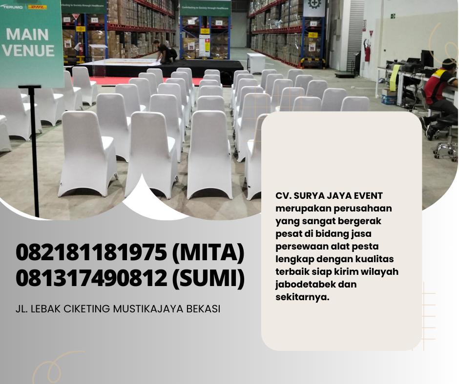 MENYEWAKAN KURSI SUSUN COVER AREA BOGOR 