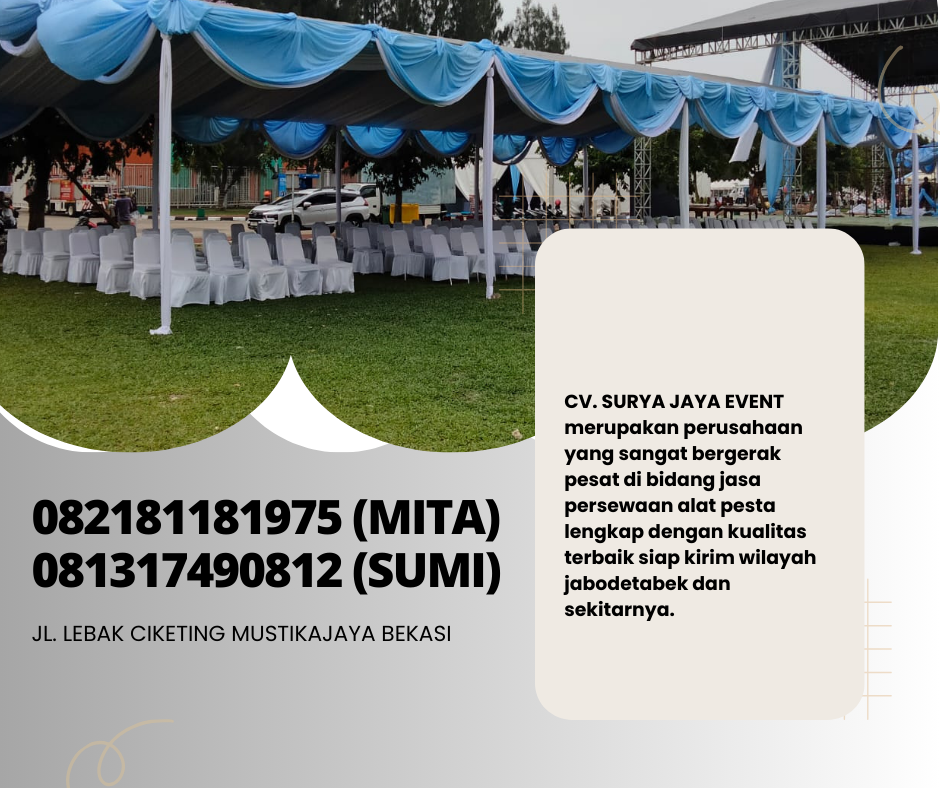 Rental Tenda Serut Poni di Jakarta
