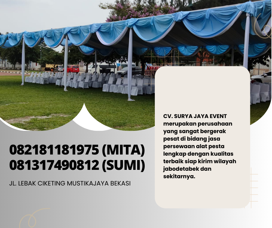 Rental Tenda Serut Poni di Jakarta