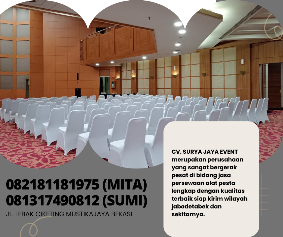 Rental Kursi Susun Stainless Bogor