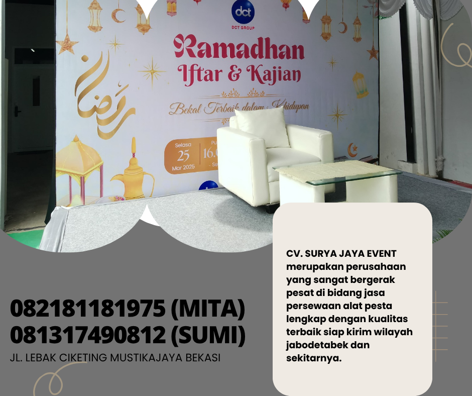 Sewa Sofa, Meja, Kursi, Panggung Berkualitas Jakarta