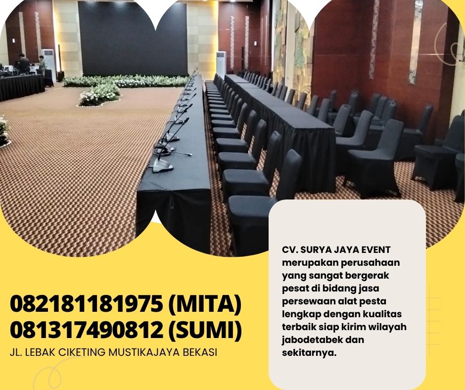 Rental Meja Panjang IBM 180x45cm Jakarta