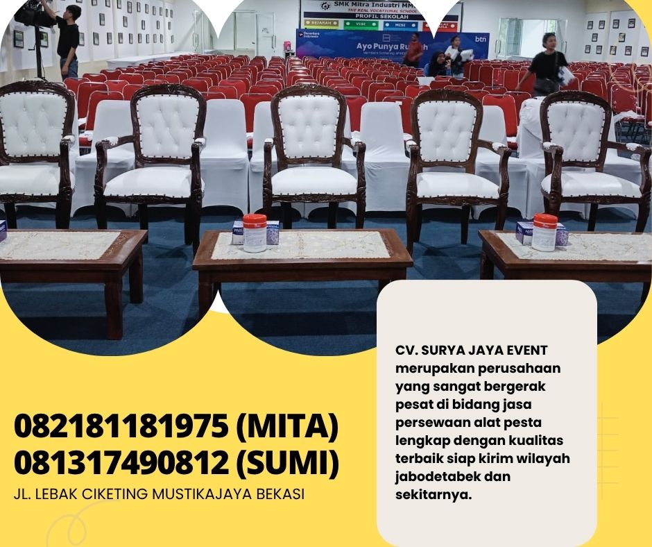 Pusat Sewa Arm Chairs Kursi VIP Kayu Jati Jakarta