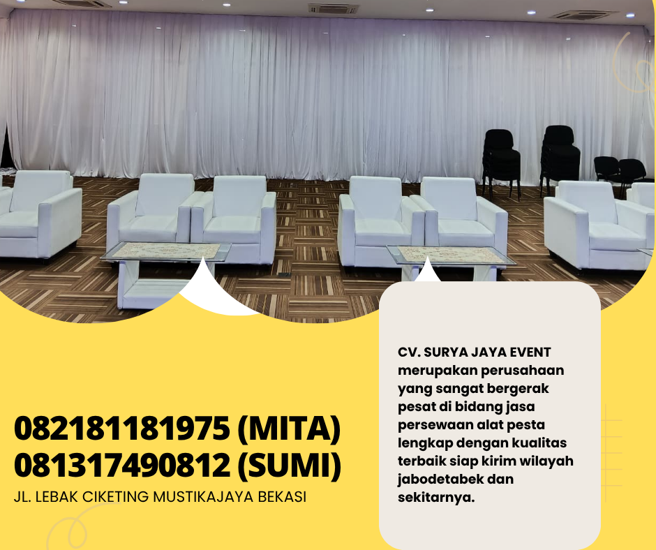 SEWA SOFA MINIMALIS HARGA MURAH AREA JAKARTA
