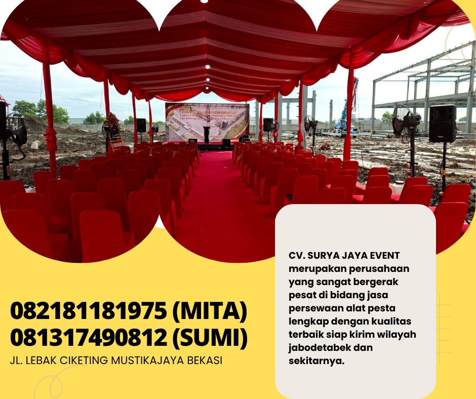 Rental Tenda Hanggar Serut,Panggung,Flooring Bekasi