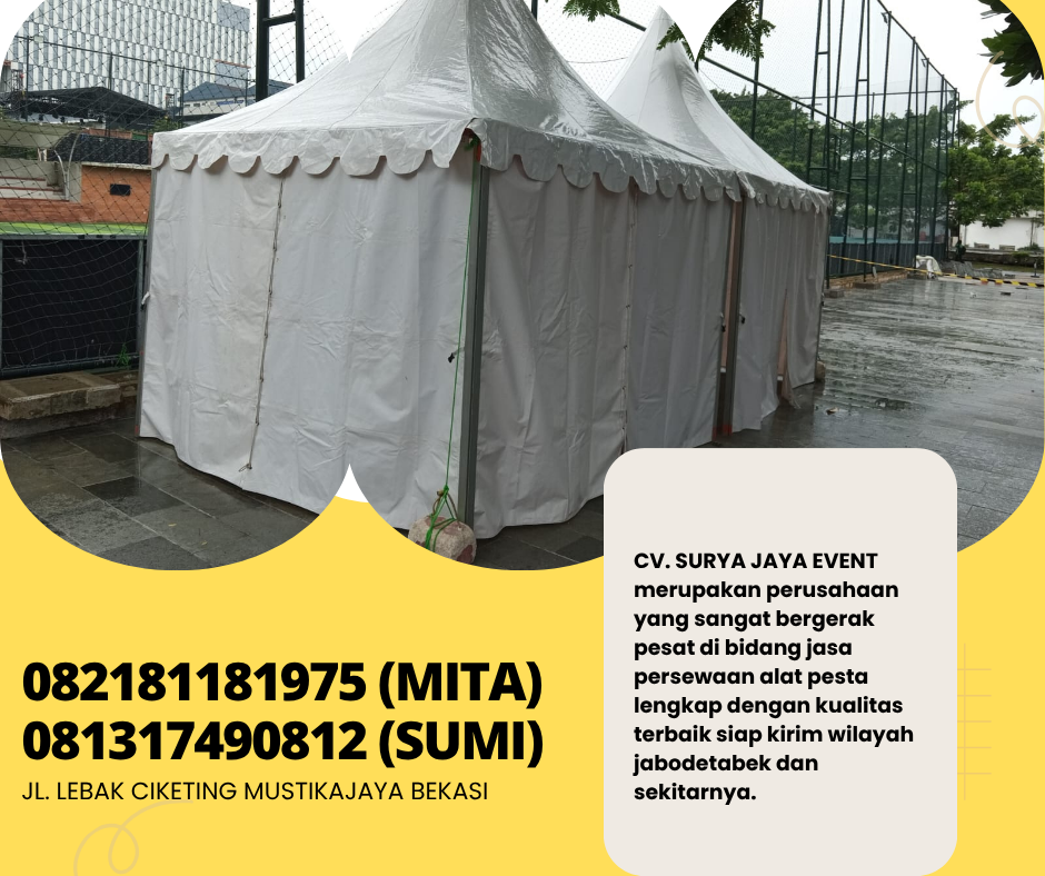 Jasa Sewa Sarnafil Tenda Kerucut Atap Putih Jakarta