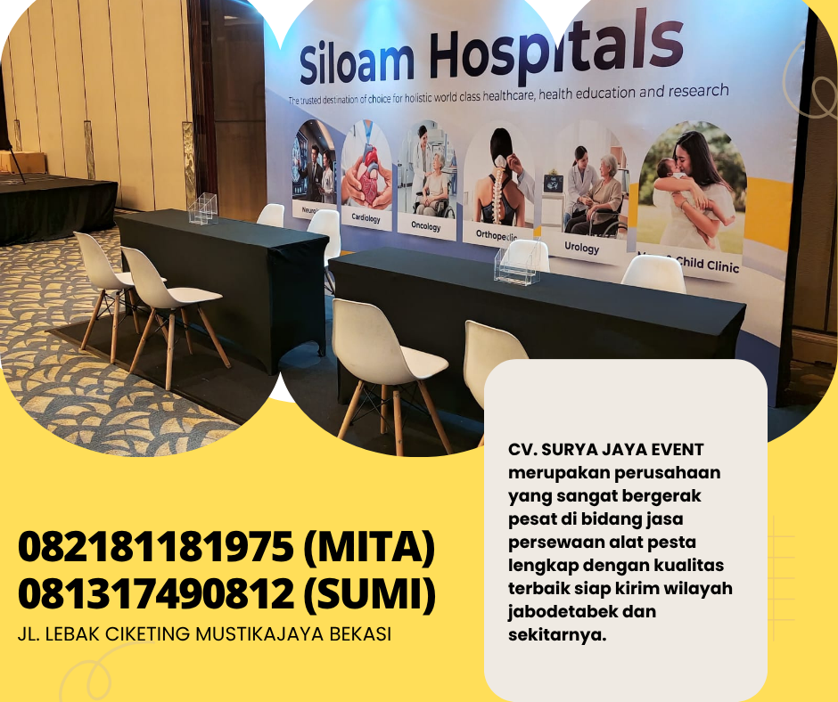Sewa Kursi Scramble Putih,Meja IBM Cover Ketat Hitam Jakarta