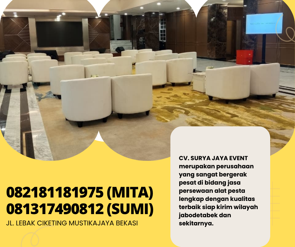 Rental Sofa Queen, Sofa Oval,Sofa Studio Area Tangsel