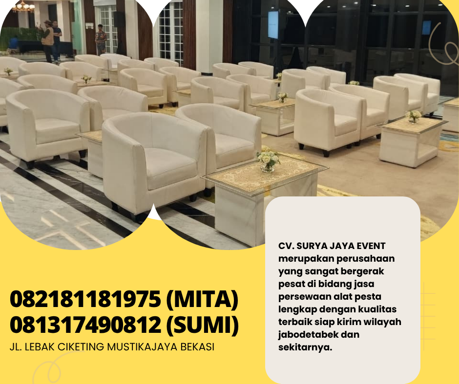 Rental Sofa Queen, Sofa Oval,Sofa Studio Area Tangsel