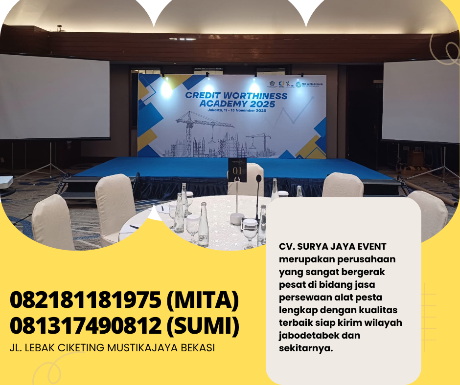 Jasa Rental Panggung Dan Backdrop Event Terdekat Cikarang