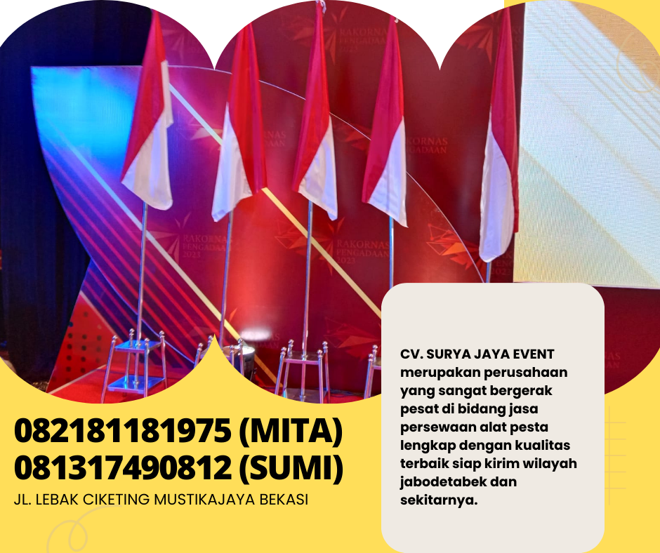 Vendor Jasa Sewa Tiang Pataka Stainless VIP Jakarta