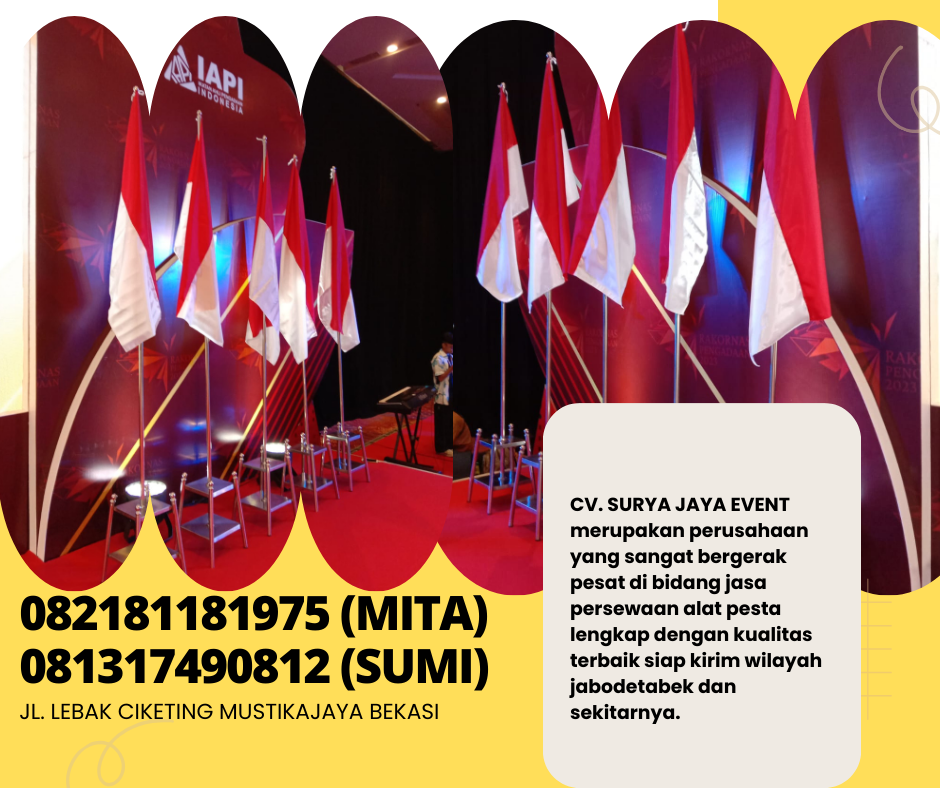 Vendor Jasa Sewa Tiang Pataka Stainless VIP Jakarta