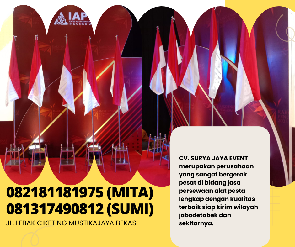Vendor Jasa Sewa Tiang Pataka Stainless VIP Jakarta