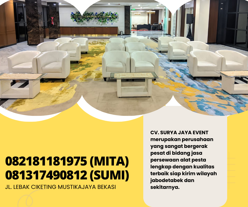 Gudang Sewa Sofa Oval Mewah Di Jakarta 