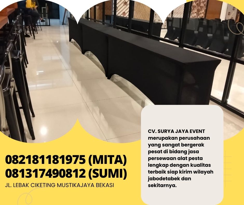 Sewa Meja Ibm 45x180cm,Kursi Futura Jakarta