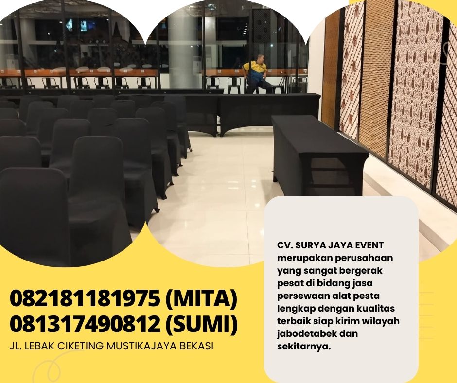 Sewa Meja Ibm 45x180cm,Kursi Futura Jakarta