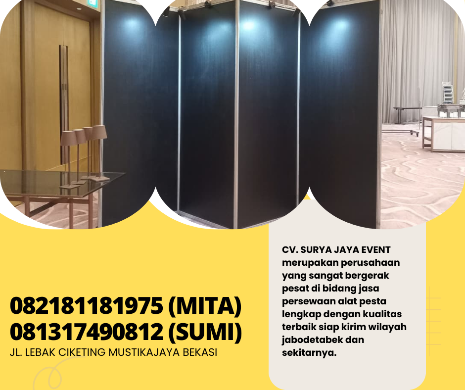 MENYEWAKAN PARTISI MINIMALIS MEWAH DI JAKARTA 