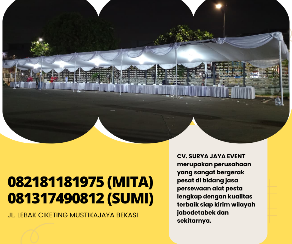 Sewa Tenda Plafon Putih,Flooring,Kursi Cover Putih Jakarta