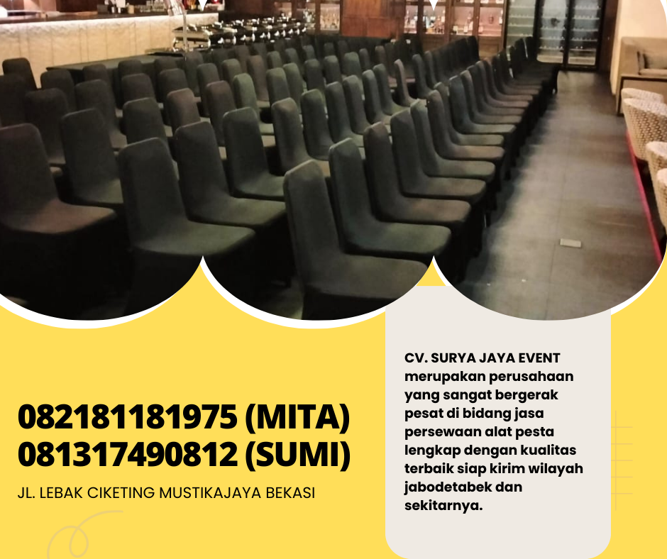 RENTAL KURSI FUTURA EXLUSIVE WILAYAH JAKARTA