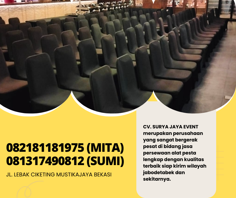 RENTAL KURSI FUTURA EXLUSIVE WILAYAH JAKARTA
