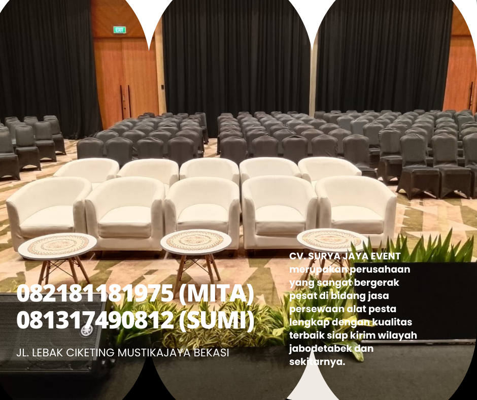 DISEWAKAN SOFA OVAL MINIMALIS DI JAKARTA
