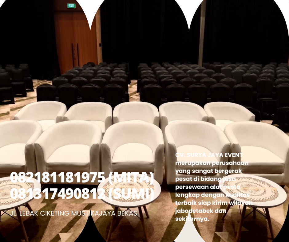 DISEWAKAN SOFA OVAL MINIMALIS DI JAKARTA