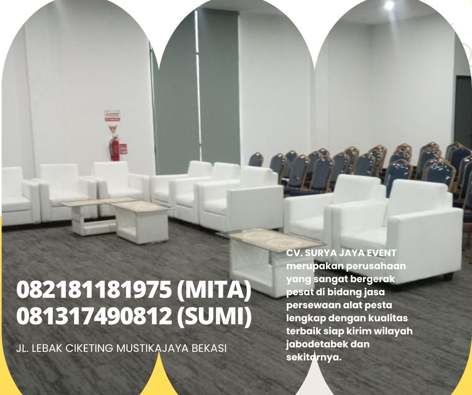 LAYANAN SEWA SOFA MINIMALIS MEWAH AREA JAKARTA 