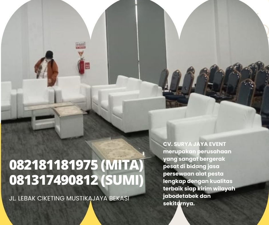 LAYANAN SEWA SOFA MINIMALIS MEWAH AREA JAKARTA 