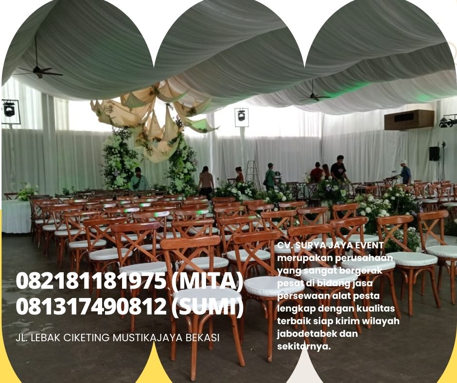 DISEWAKAN KURSI CROSSBACK SIAP KIRIM AREA BOGOR