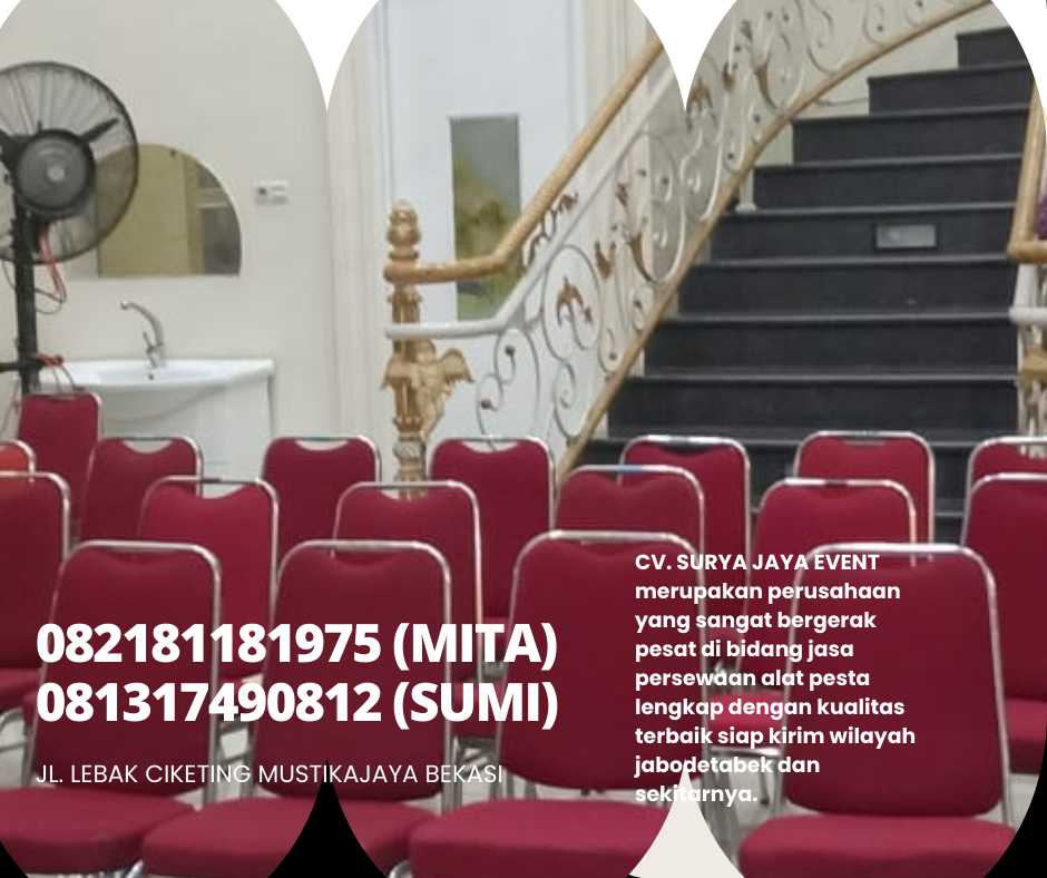 Sewa Kursi Event Polos Tanpa Cover Cipayung Jakarta