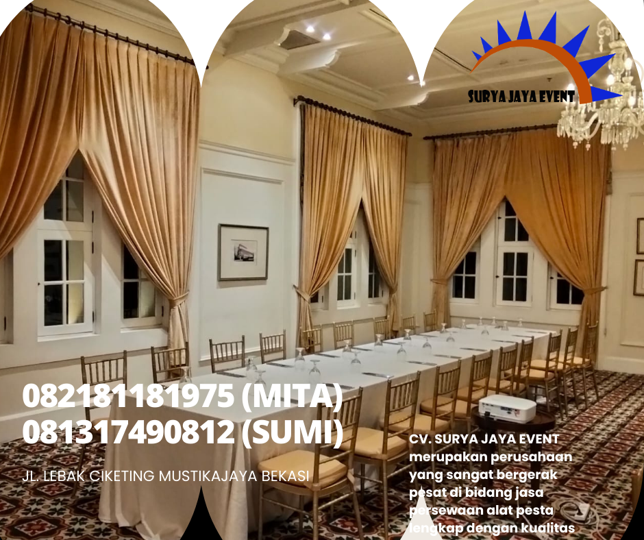 LAYANAN SEWA KURSI TIFFANY KAYU EKONOMIS DI JAKARTA