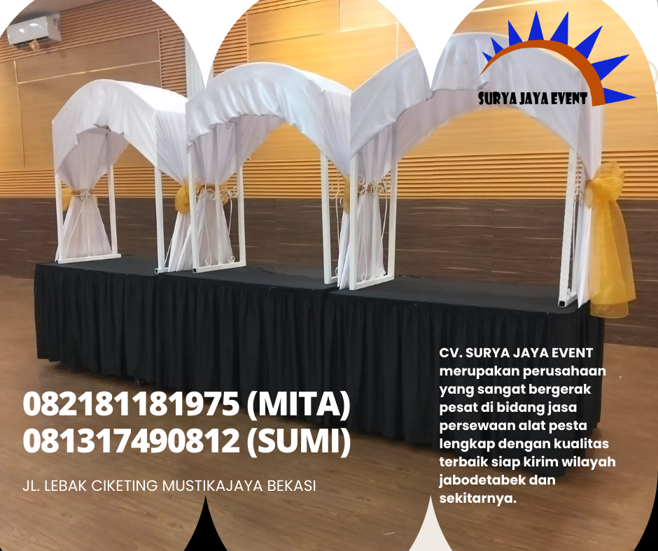 Sewa Meja Stand Makanan Atau Meja Gubukan Area Bekasi