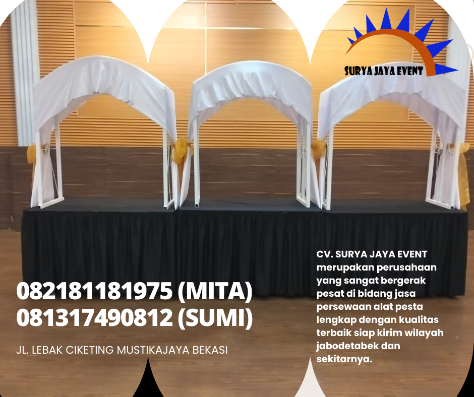 Sewa Meja Stand Makanan Atau Meja Gubukan Area Bekasi
