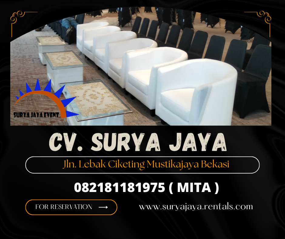 Rental Sofa,Podium Putih,Meja Jakarta