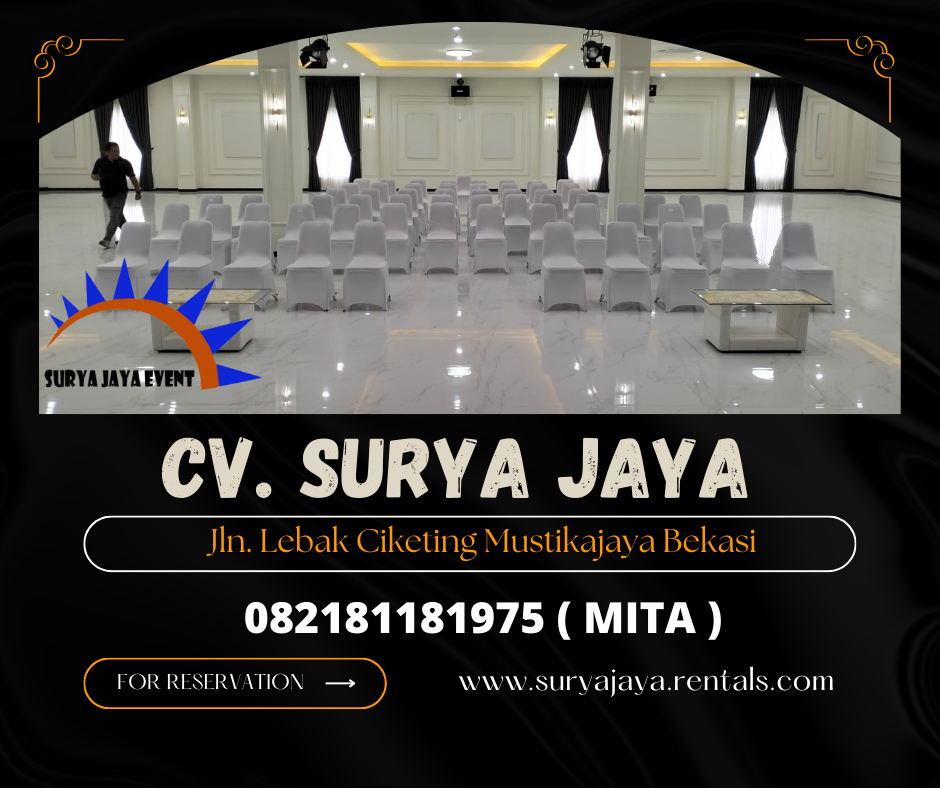 JASA RENTAL KURSI FUTURA COVER PUTIH DI JAKARTA 