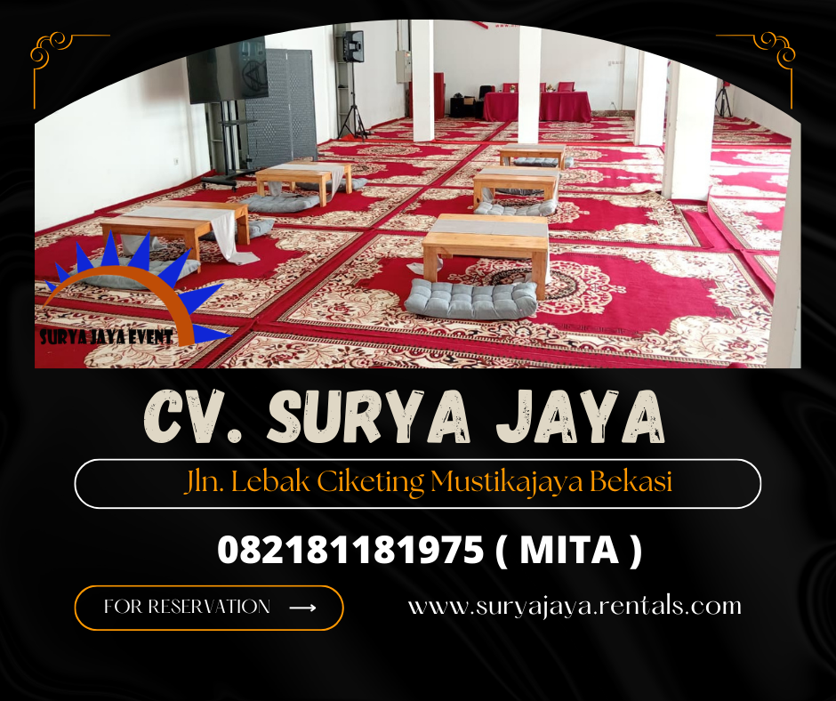 MENYEWAKAN KARPET PERMADANI TURKY AREA JAKARTA