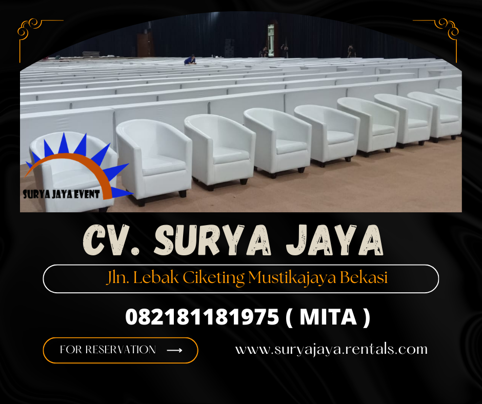 RENTAL SOFA OVAL MINIMALIS HARGA MURAH DI JAKARTA
