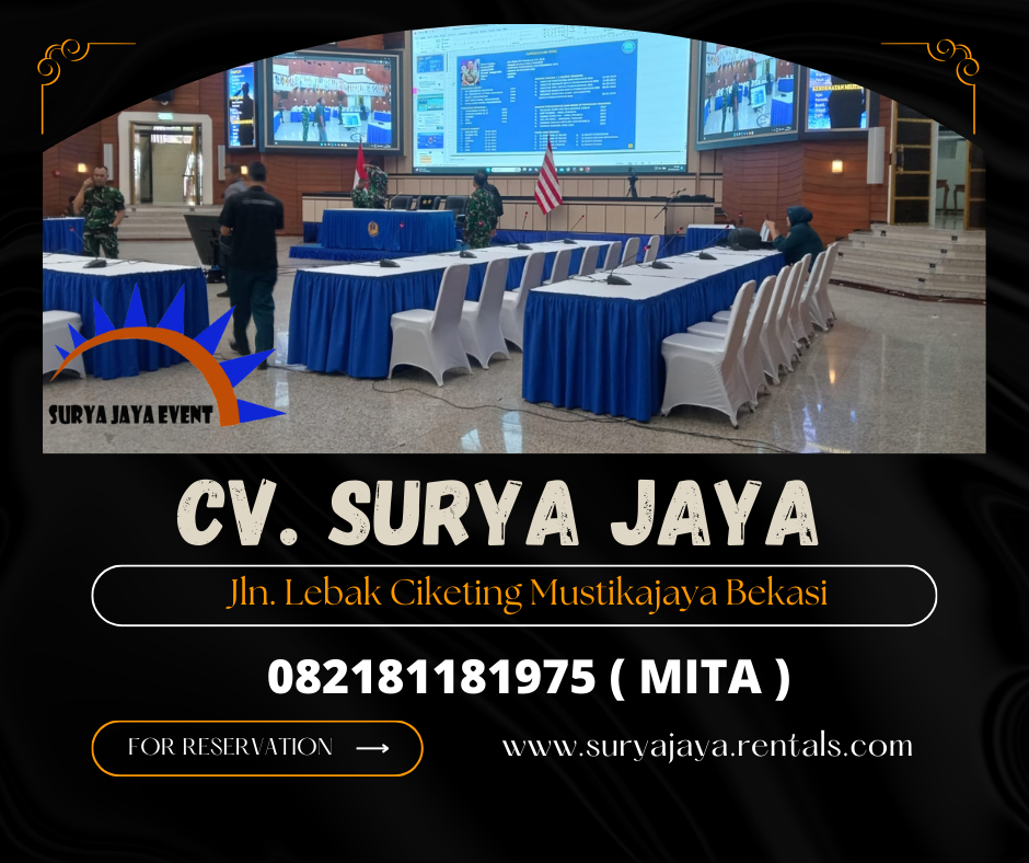 RENTAL MEJA KOTAK COVER EXLUSIVE DI TANGERANG 