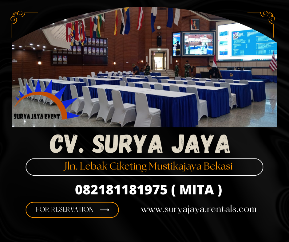 RENTAL MEJA KOTAK COVER EXLUSIVE DI TANGERANG 
