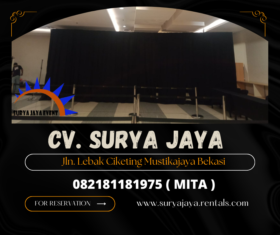 RENTAL TIRAI HITAM LOTTO METER AREA DEPOK