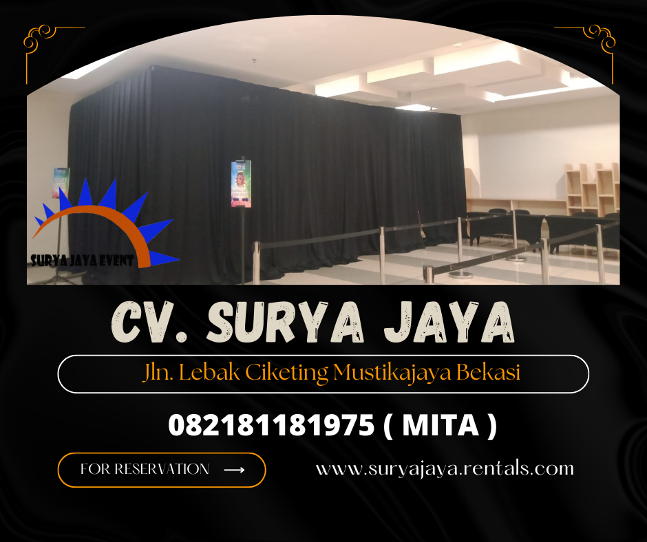 RENTAL TIRAI HITAM LOTTO METER AREA DEPOK