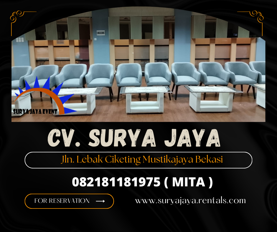 Jasa Sewa Sofa Studio VIP Area Jaksel