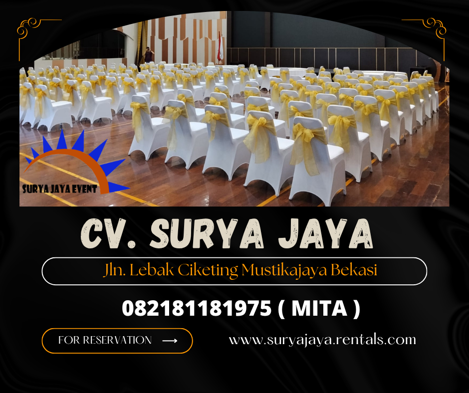 DISEWAKAN KURSI FUTURA COVER PUTIH WILAYAH JAKARTA