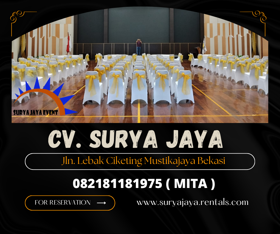 DISEWAKAN KURSI FUTURA COVER PUTIH WILAYAH JAKARTA