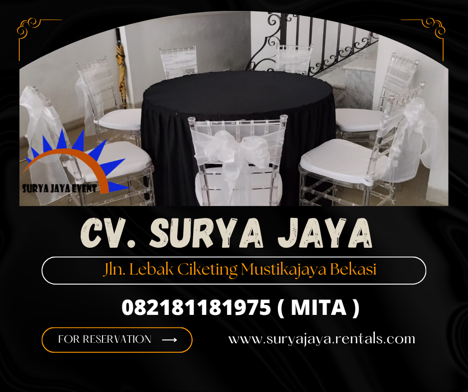 MENYEWAKAN KURSI TIFFANY ACRYLIC AREA JAKARTA 