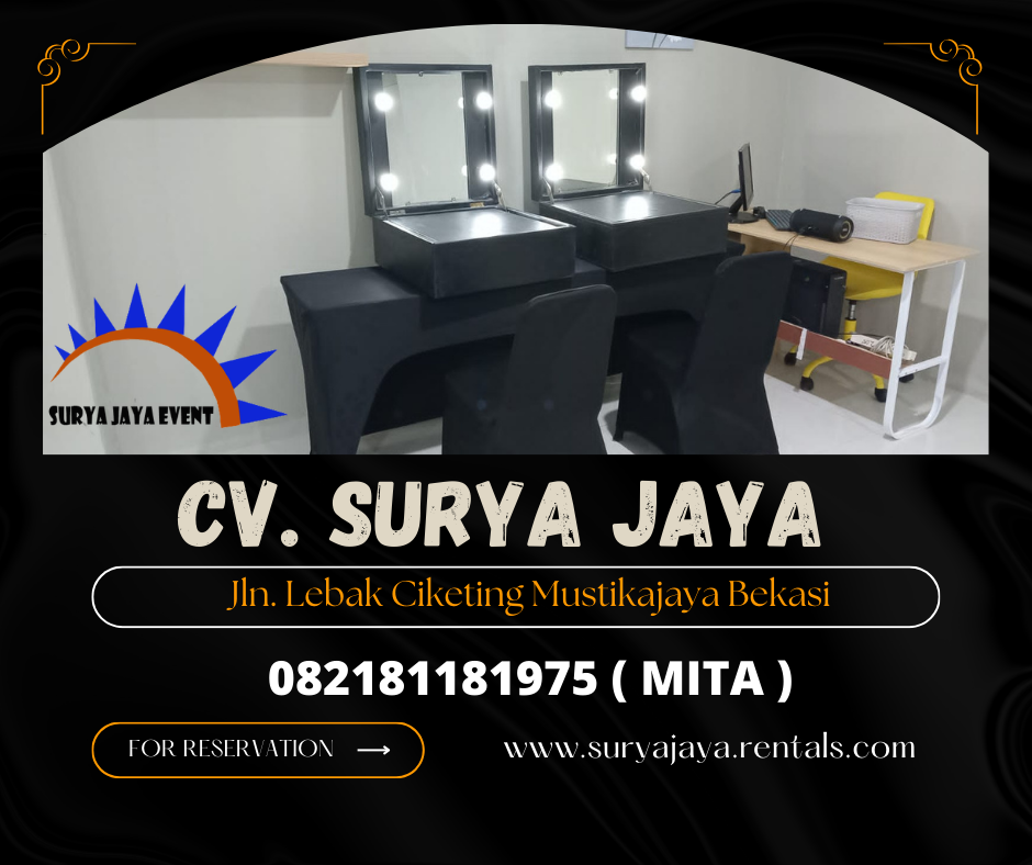 MENYEWAKAN MEJA RIAS PORTABLE JAKARTA 