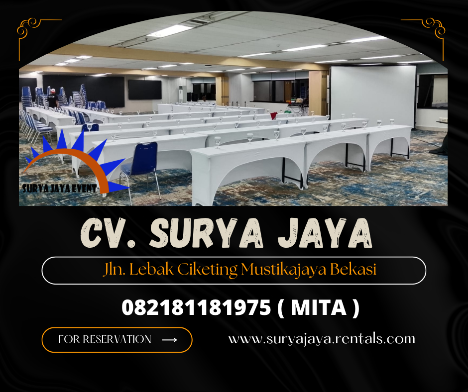 DISEWAKAN MEJA IBM COVER KETAT AREA JAKARTA